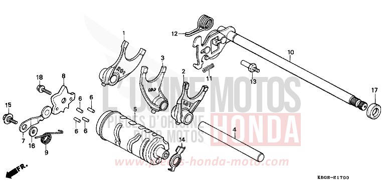 BARILLET DE SELECTION de CB Two Fifty FATHOM BLUE GRAY (NH318) de 1994